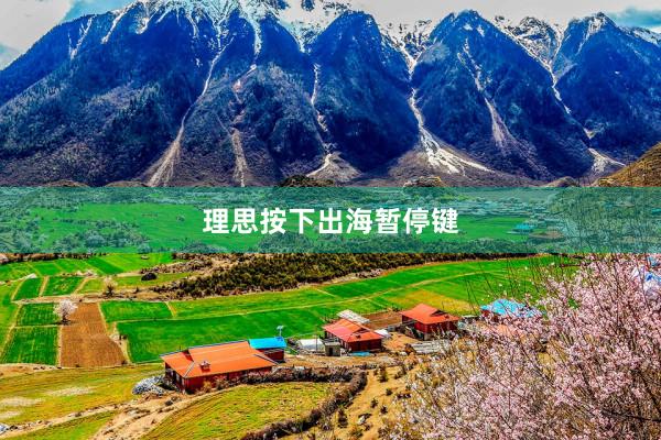 理思按下出海暂停键